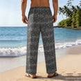 thumbnail image 5 of Mutghys Cotton Pajama Pants for Men Classic Print Elastic Waist Sleep Pants with Pockets Home Relaxing Soft Comfy Casual Pants, 5 of 6