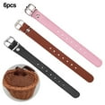 thumbnail image 2 of 6Pcs Bicycle Basket Strap Adjustable Leather Bike Basket Straps For Fixing Most Bicycle Front Handlebar Baskets Cycling Access, 2 of 7