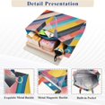 thumbnail image 3 of FORMRS Womens Corduroy Tote Bag Crossbody Shoulder Handbag with Pocket, Color Striped, 3 of 7