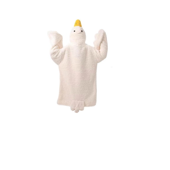 Cozy Oversized Blanket Hoodie, Fleece Wearable Blanket with Feet and Slippers, Ideal for Winter Gatherings and Parties, Perfect Gift for Family and Friends