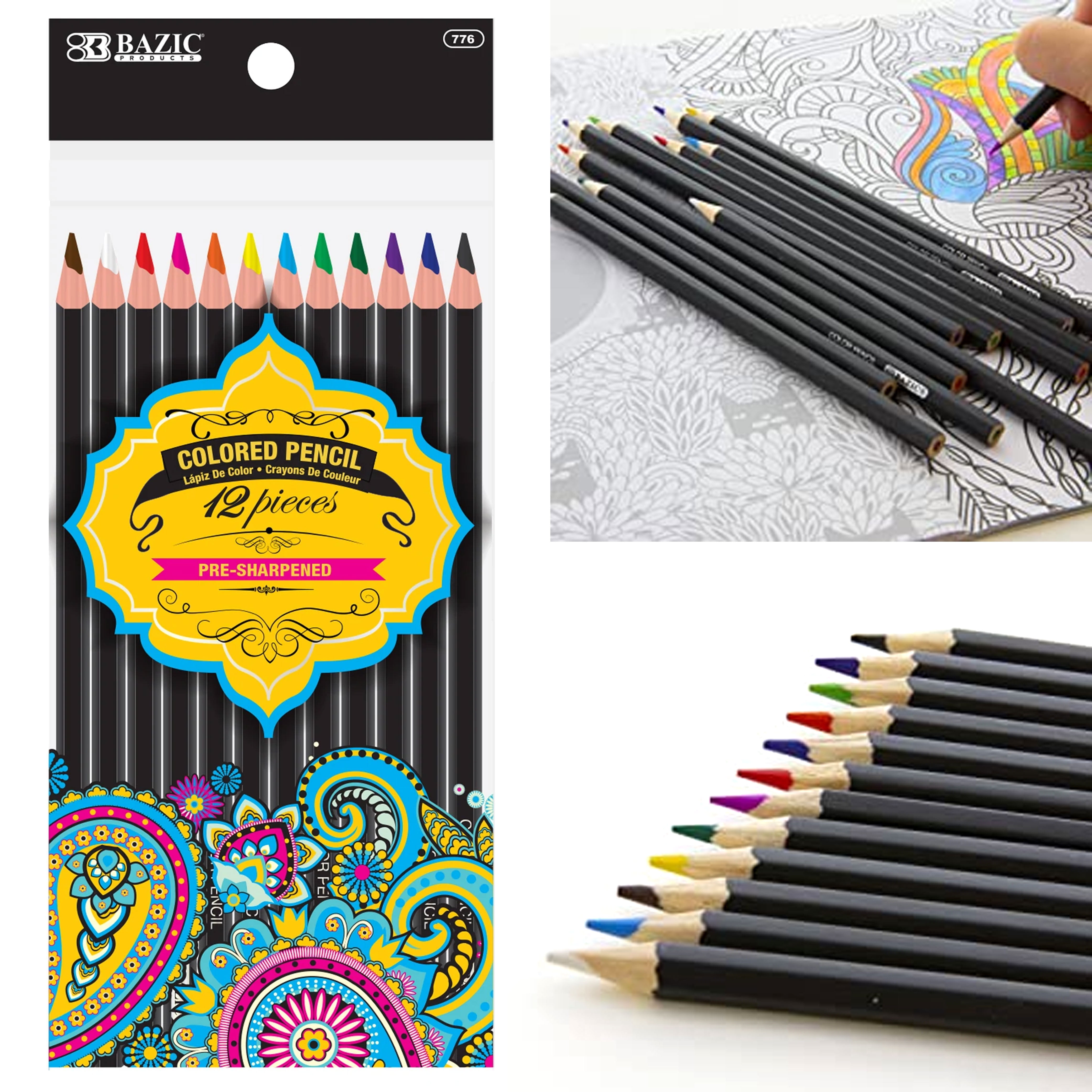 12 Colored Pencils Drawing Set Sketching Draw Unique Colors Coloring Art Artist