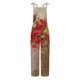 thumbnail image 4 of Monos estampados con cordones y pantalones cargo para mujer Monos holgados con tirantes y estampado abstracto de verano Fridja  alkflakhf36975, 4 of 5
