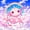Blue Pink 01, variant on Manfei Candy Axolotl Queen Sheets, Love Heart Cloud Queen Sheet Sets, Lavender Pink, 4 Pieces, 1 Flat Sheet, 1 Fitted Sheet and 2 Pillowcases