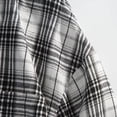 thumbnail image 4 of Stamzod Mens Plaid Shirts Long Sleeve Button Front Shirt Wrinkle-Free Loose Fit Mens Work Shirts Plus Size on Sale, 4 of 7
