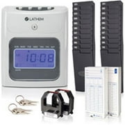 Lathem  400E Top Feed Electronic Time Clock Kit, Gray