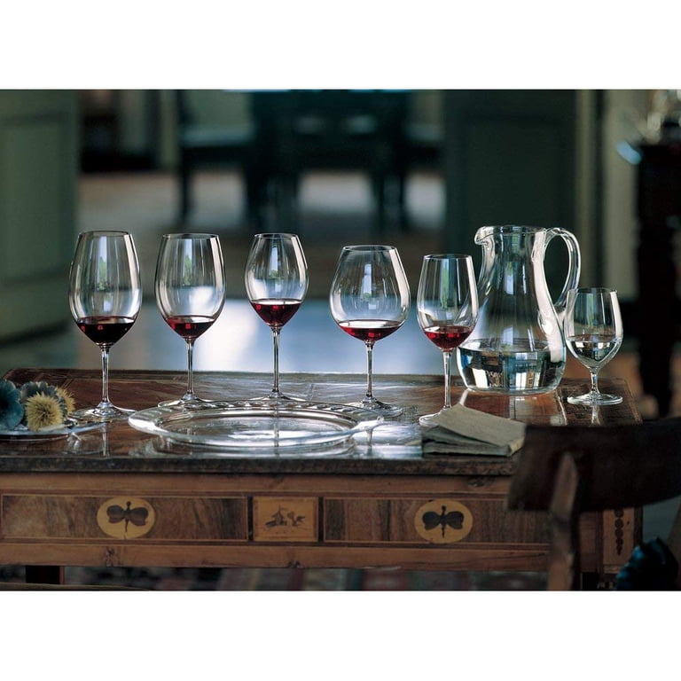 Riedel, VINUM Stemmed Pinot Noir Crystal Red Wine Glasses, Set of Riedel, VINUM Stemmed Pinot Noir Crystal Red Wine Glasses, Set of