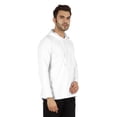 thumbnail image 3 of Inkmeso Solid Winter Hooded Sweatshirt For Mens Long Sleeve Drawstring Pullover Hoodie, 3 of 7