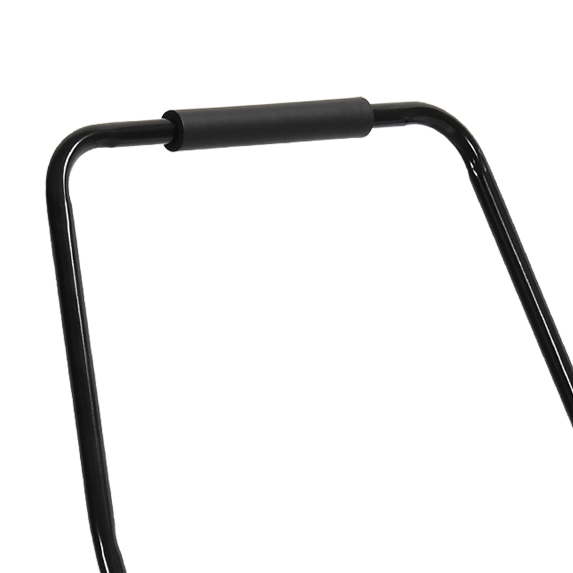 DEXTRUS Metal Folding Shopping Cart, Heavy Duty Rolling Grocery Cart with Lockable Wheels and Adjustable Handle