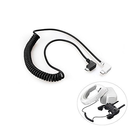 RcgEEK DJI goggle Micro USB OTg cable compatible DJI Spark Phantom 4 Pro / Adv Inspire 2 Remote con DJI goggle RCGEEK 711202008977