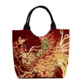 thumbnail image 4 of Bolsa de mensajero de hombro grandes con asa superior de lona bordada de pavo real para mujer a la moda Tmvgtek Para Estrenar, 4 of 8