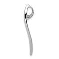 thumbnail image 2 of Sterling Silver Rhodium-plated Curved Open Leaf Slide QP5382, 2 of 4