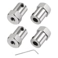 thumbnail image 7 of Uxcell 5mm Bore 18mm Length Hexagon Coupler, Coupling Shaft Iron Connector Pack of 4, 7 of 7