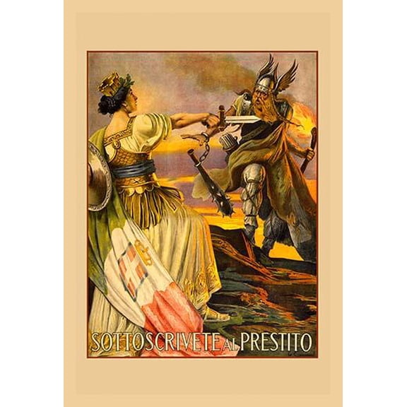 Sottoscrivete al Prestito- Fine Art Canvas Print (20" x 30")