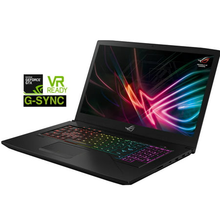 ASUS ROG Strix Scar Edition GL703GS-DS74 Premium Gaming Laptop (Intel 8th Gen Coffee Lake i7-8750H, 2TB HDD + 1TB PCIe SSD, 32GB RAM, 17.3” FHD 1920x1080 G-SYNC, GTX 1070 8GB, Win 10 Home) VR