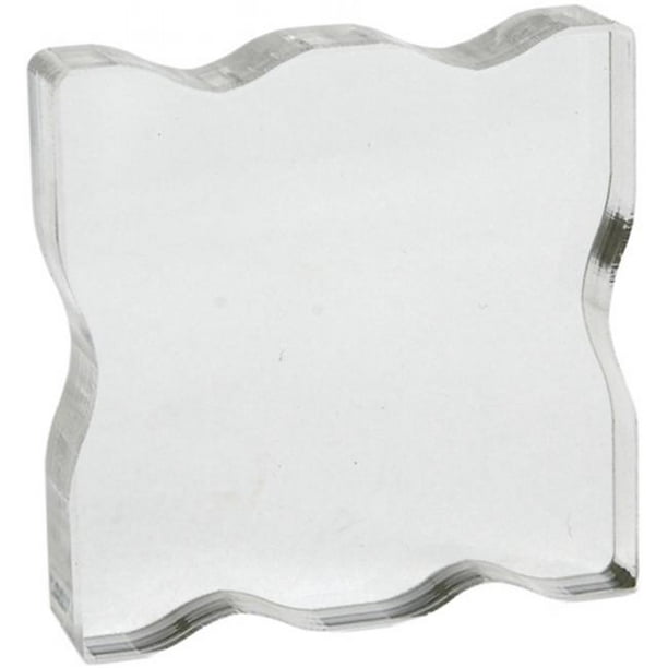 Acrylic Stamp Block With Grips
