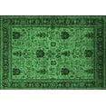thumbnail image 1 of Ahgly Company Indoor Rectangle Oriental Emerald Green Traditional Area Rugs, 2' x 4', 1 of 4