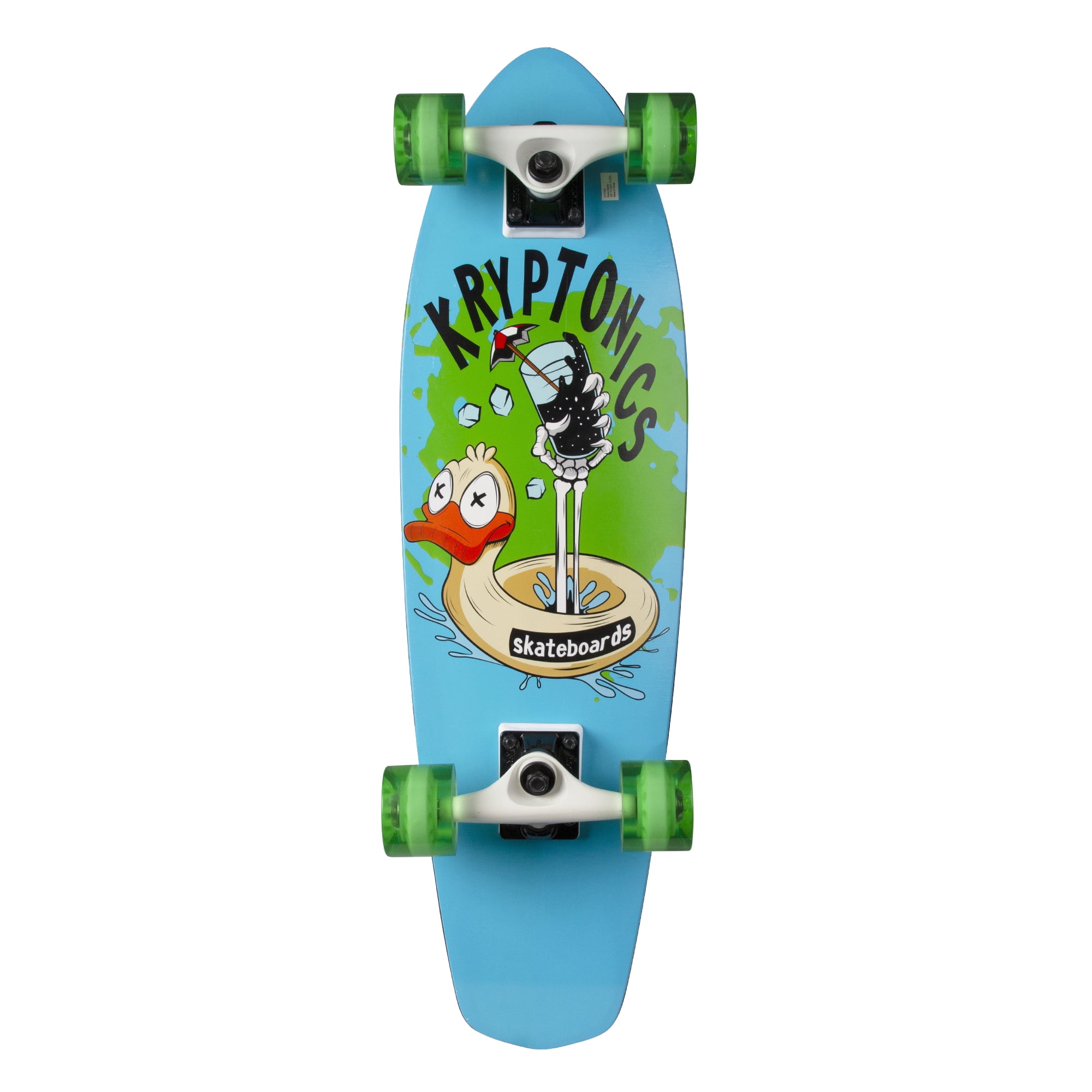 Kryptonics 28 In. Complete Cruiser Skateboard (28 In. x 8 In.), Splash