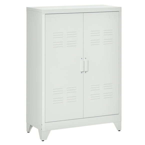 HOMCOM Industrial Steel Storage Cabinet Storage Organizer