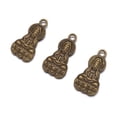 thumbnail image 2 of Tibetan style Alloy Pendants Bodhisattva Cadmium Free & Nickel Free & Lead Free Antique Bronze 26x14x4mm Hole: 2mm, 2 of 3