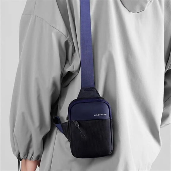 AIGIA Mini Crossbody Sling Bag Chest Bag Water Resistant Fanny Pack Running Phone Holder for Men Women Workout Travelling