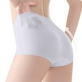 thumbnail image 5 of VISALY Tummy Control Underwear for Women, Women'S Underwear High Waist Ice Breathable Briefs Multipack, Plus Size, Panties (Light Blue, L), 5 of 7