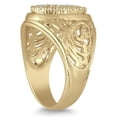 thumbnail image 2 of SZUL 1 Carat TW Engraved Men's Diamond Ring In 10K Yellow Gold (J-K-L Color, I2-I3 Clarity), 2 of 5