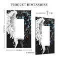 thumbnail image 3 of Rocae Butterfly Angel Wings Art for Decorator Light Switch or Receptacle Outlet Wall Plate,Polycarbonate Thermoplastic-Style U, 3 of 6