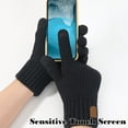 thumbnail image 4 of Winter Touchscreen Gloves under $5! Yannianjz Knitted Touchscreen Gloves, Winter Warm Fleece Lined Gloves for Men and Women, Stretchable Cold Weather Gloves for Outdoor Activities, 4 of 6