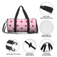 thumbnail image 4 of Fotbe Strawberry And Heart Bolsa Deportiva de Lona Plegable con Estampado, Bolsa de Gimnasio con Bolsillo Seco/Húmedo, Bolsa de Viaje Ultraligera de Gran Capacidad, 4 of 6