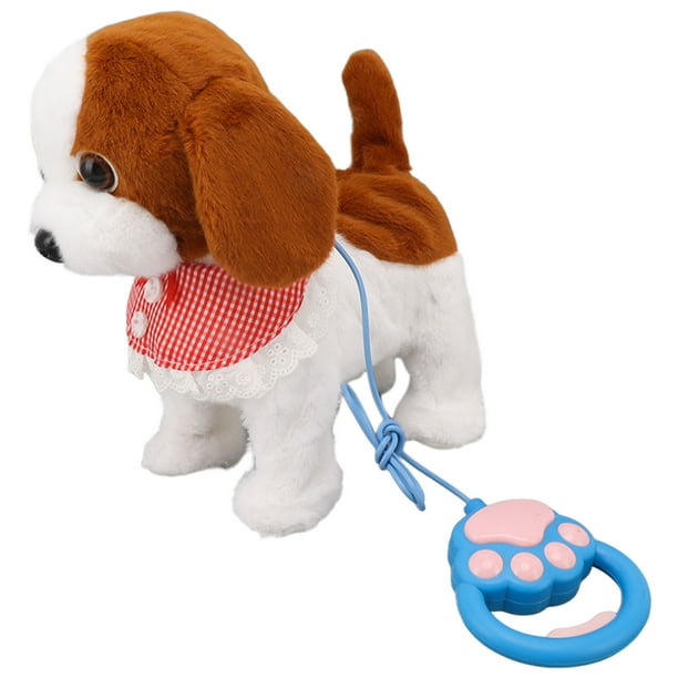 Juguete para cachorros que camina y ladra mascota de peluche electronica interactiva con correa de Control remoto para ninos color marron Walmart en linea