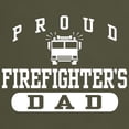 thumbnail image 3 of CafePress - Proud Firefighter's Dad Dark T Shirt - Men's Classic Graphic Cotton T-Shirt, 3 of 4