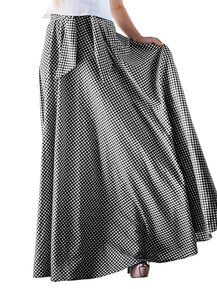 black maxi skirt walmart
