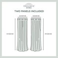 thumbnail image 3 of Exclusive Home Paire de Rideaux Rideaux Finesse Branch Print, 54x84, Gris Cendré, 2 Chiffres, 3 of 6