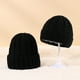 thumbnail image 5 of Txlixc Beanies Match, Sombrero de ganchillo de punto sólido de invierno, adecuado para la familia, el bebé, la madre, el padre Txlixc  moda, 5 of 9