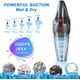 thumbnail image 3 of Portable Handheld Vacuum Cleaner, 120W 8500PA Rechargeable Powerful Car Vacuum Cleaner Home, Mini Portable Cordless Table Vacuum Cleaner with Washable, 3 of 5