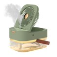 thumbnail image 1 of Ventilador de aire acondicionado de doble pulverización para el hogar, ventilador de escritorio con temporizador portátil recargable por USB, Control remoto para el hogar, la Oficina y el dormitorio Fivean unisex, 1 of 2