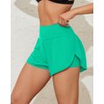 thumbnail image 4 of Sociala Women's 2 in 1 Beach Swim Shorts High Waisted Swim Bottoms with Pockets, 4 of 7