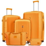 Joyway 5 Piece Luggage Sets Hardshell Lightweight Suitcase with TSA Lock Spinner Wheels