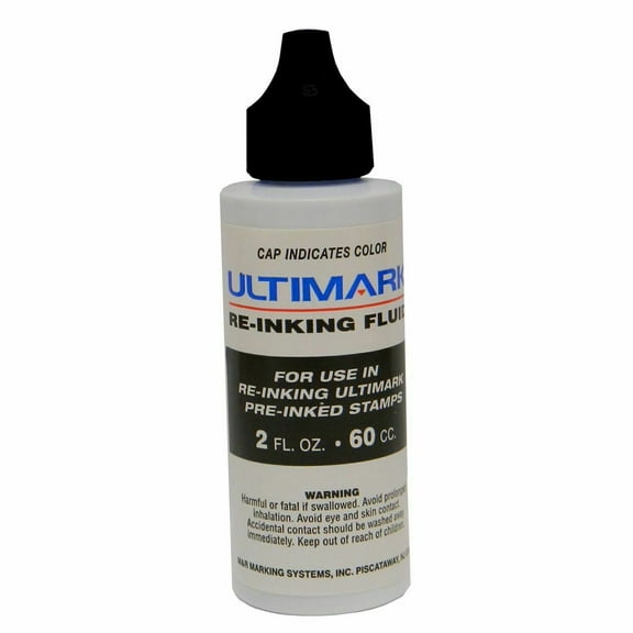 Ultimark Ink, 2 Oz. Bottle, Black