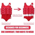 thumbnail image 4 of Ueasy Kids Float Suit Toddler Swim Vest (S Size, 1-10 Years/20-50 lbs) with 8 Adjustable Buoyancy Bars & Arm Floaties, Perfect Gift for Thanksgiving & Christmas, 4 of 8