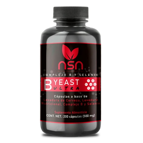 Complejo B de Levadura Natural SmartNutrition 500 mg Essentials