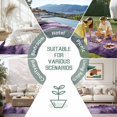 thumbnail image 6 of Purple Mountain Outdoor Rug for Patio/Deck/Porch, Non-Slip Large Area Rug 5 x 7 Ft, Misty Forest Nature Woodland Pine Tree Landscape Indoor Outdoor Rugs Washable Area Rugs, Camping Rug Carpet Runner, 6 of 8