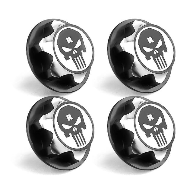 4pcs 17mm Wheel Nuts Dustproof Non-slip Remote Control Car Metal Mount Nuts Replacement For Traxxas