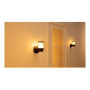 Wiz Color Smart Black LED Color Smart Wall Light Fixture
