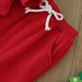 thumbnail image 7 of Toddler Girls Boys Winter Christmas Long Sleeve Santa Prints Tops Pants 2PCS Outfits Clothes Set 12-18 Months, 7 of 7