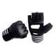 thumbnail image 3 of Vendas de boxeo para manos, guantes interiores, guantes debajo de las manoplas, equipo lavable, ligero, medio dedo Negro l, 3 of 9