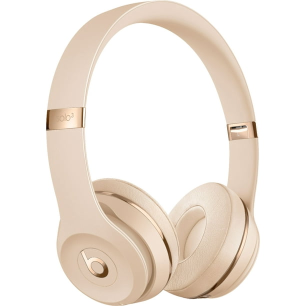 Beats Solo3 Wireless Headphones - Satin Gold - Walmart.com