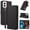 Black, variant on ELEHOLD Case for Moto G Power 5G 2024, Shockproof PU Leather Crossbody Wallet Stand Case with Credit Card Holder & Wrist Strap,Black