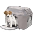 thumbnail image 2 of Dog Backpack Breathable Pet Carrier Bag Airline Approved Transport Bag For Small Dogs ShopWise Round, 2 of 8