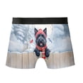 thumbnail image 2 of Playful Scottish Terrier Welcomes Winter Snowy Day with Cardinal Bird All Over Print Boxer Briefs Underwear for Men Dad Scottie Dog Lover Gifts - 120177, 2 of 6